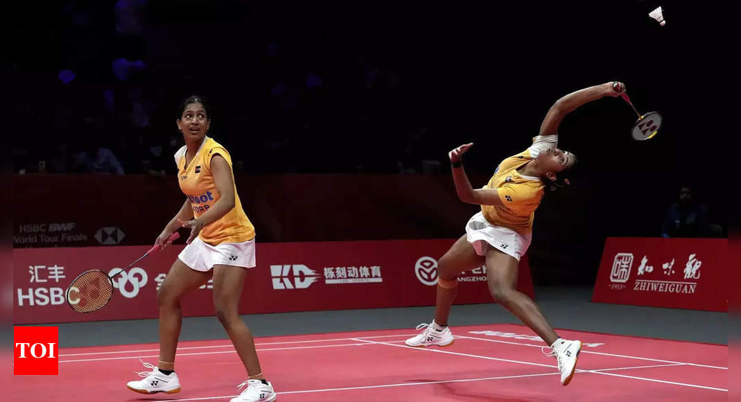 ट्रीसा जॉली-गायत्री गोपीचंद की जोड़ी BWF वर्ल्ड टूर फाइनल्स के सेमीफाइनल की दौड़ से बाहर | बैडमिंटन समाचार