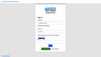इग्नू ने जनवरी 2025 सत्र के लिए पुनः पंजीकरण पोर्टल खोला: 31 जनवरी तक आवेदन करें