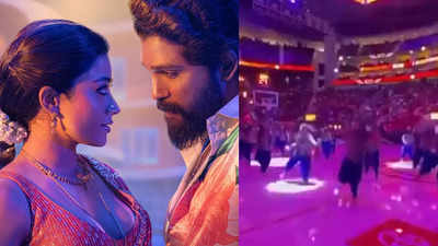 अल्लू अर्जुन और रशमिका मंडन्ना की 'पीलिंग्स' 'पुष्पा 2' से एनबीए हाफटाइम में प्रदर्शन किया, वैश्विक प्रशंसकों को लुभाया