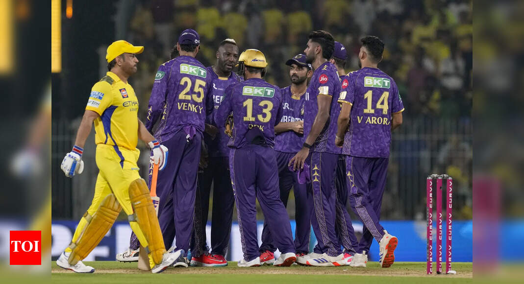 IPL 2025: CSK चेपैक बनाम केकेआर में नुकसान में पहले शर्मिंदा होने से पीड़ित है क्रिकेट समाचार