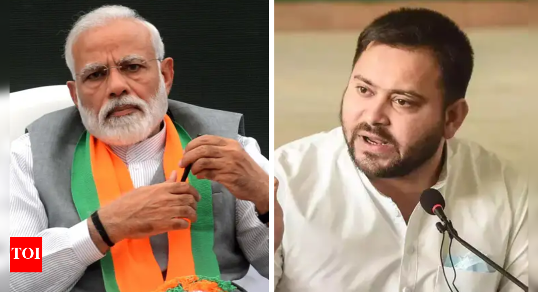 बिहार में रियल डबल इंजन है – अपराध, भ्रष्टाचार ‘: आरजेडी नेता तेजशवी यादव स्लैम पीएम मोदी, अमित शाह के बाद महागाथदानन बैठक | भारत समाचार