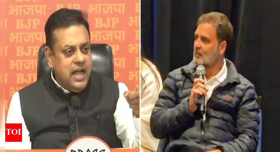 ‘आप एक गद्दार हैं’: भाजपा ने राहुल गांधी पर वापस आ गया है, जो अमेरिका में ईसी पर अपनी टिप्पणी पर है भारत समाचार