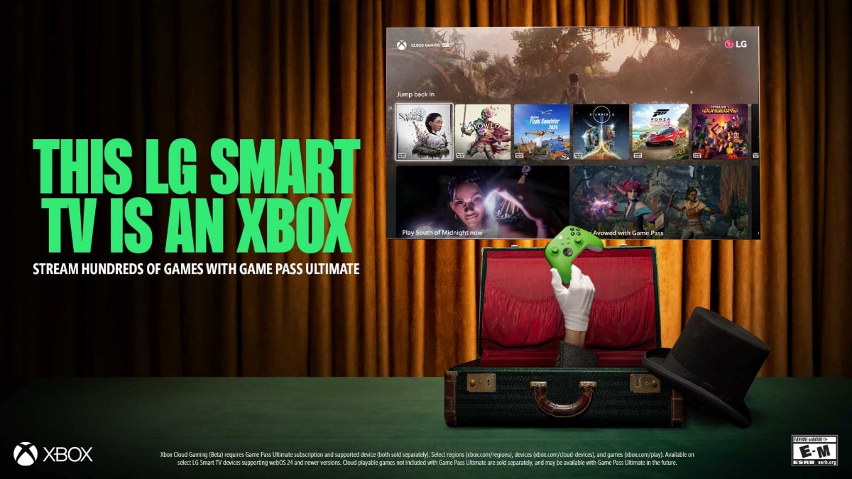 Xbox क्लाउड गेमिंग अब Xbox ऐप के साथ एलजी स्मार्ट टीवी पर उपलब्ध है